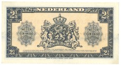 Nederland. 2½ gulden. Misdruk - van kleur af. Type 1945. - Prachtig.