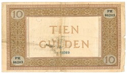 Nederland. 10 gulden. Muntbiljet. Type 1898. - Fraai.