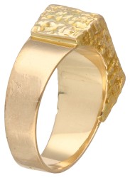 Björn Weckström 14K geelgouden Kopparmalm ring.