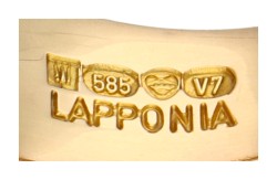 Björn Weckström 14K geelgouden Kopparmalm ring.