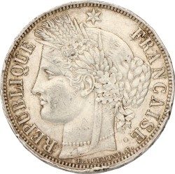 No reserve - France. Second Republic. 5 Francs. 1850 A.