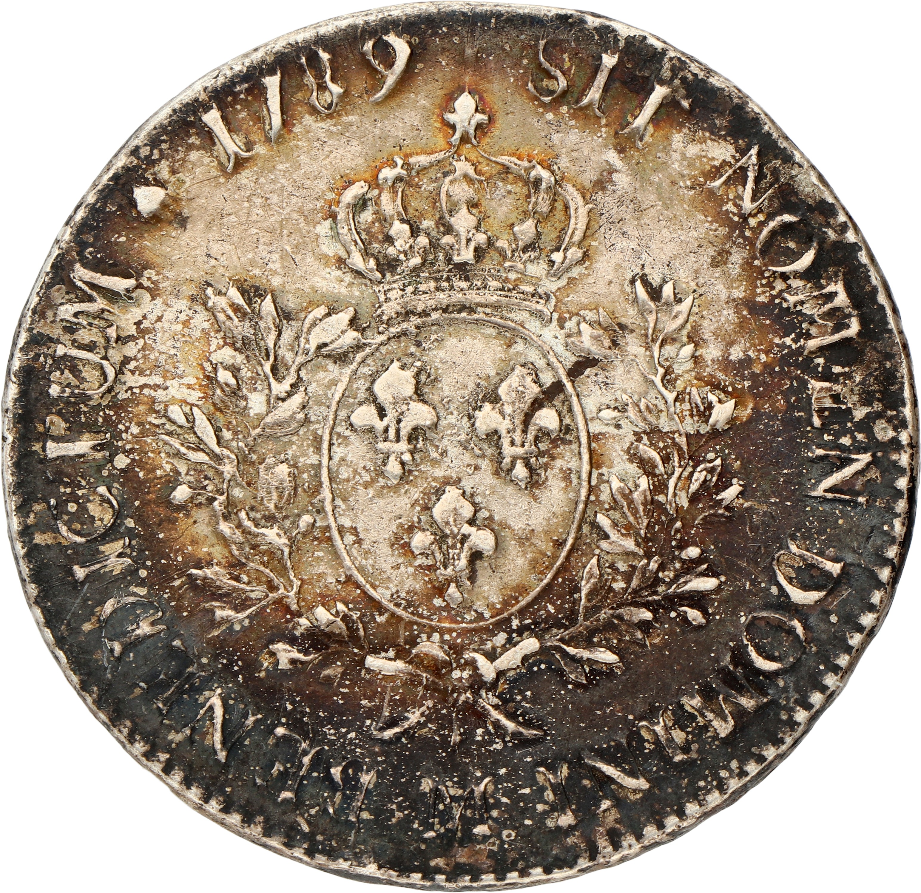 France. Louis XVI. Ecu. 1789 M.