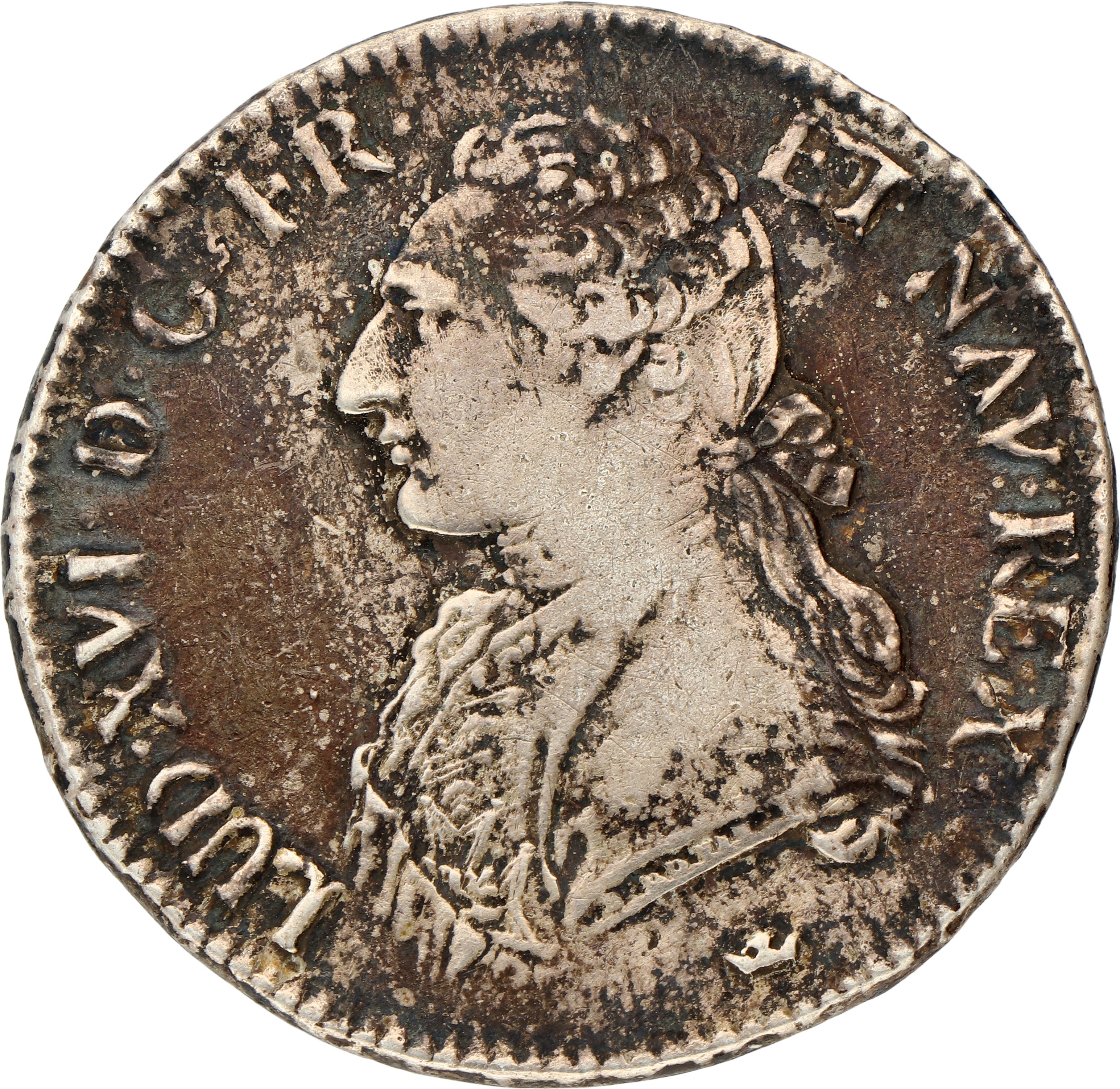 France. Louis XVI. Ecu. 1789 M.