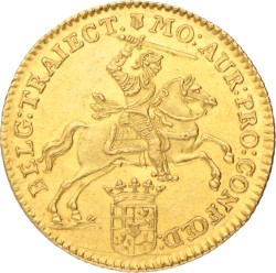 Gouden rijder van 14 gulden. Utrecht. 1760. Prachtig.