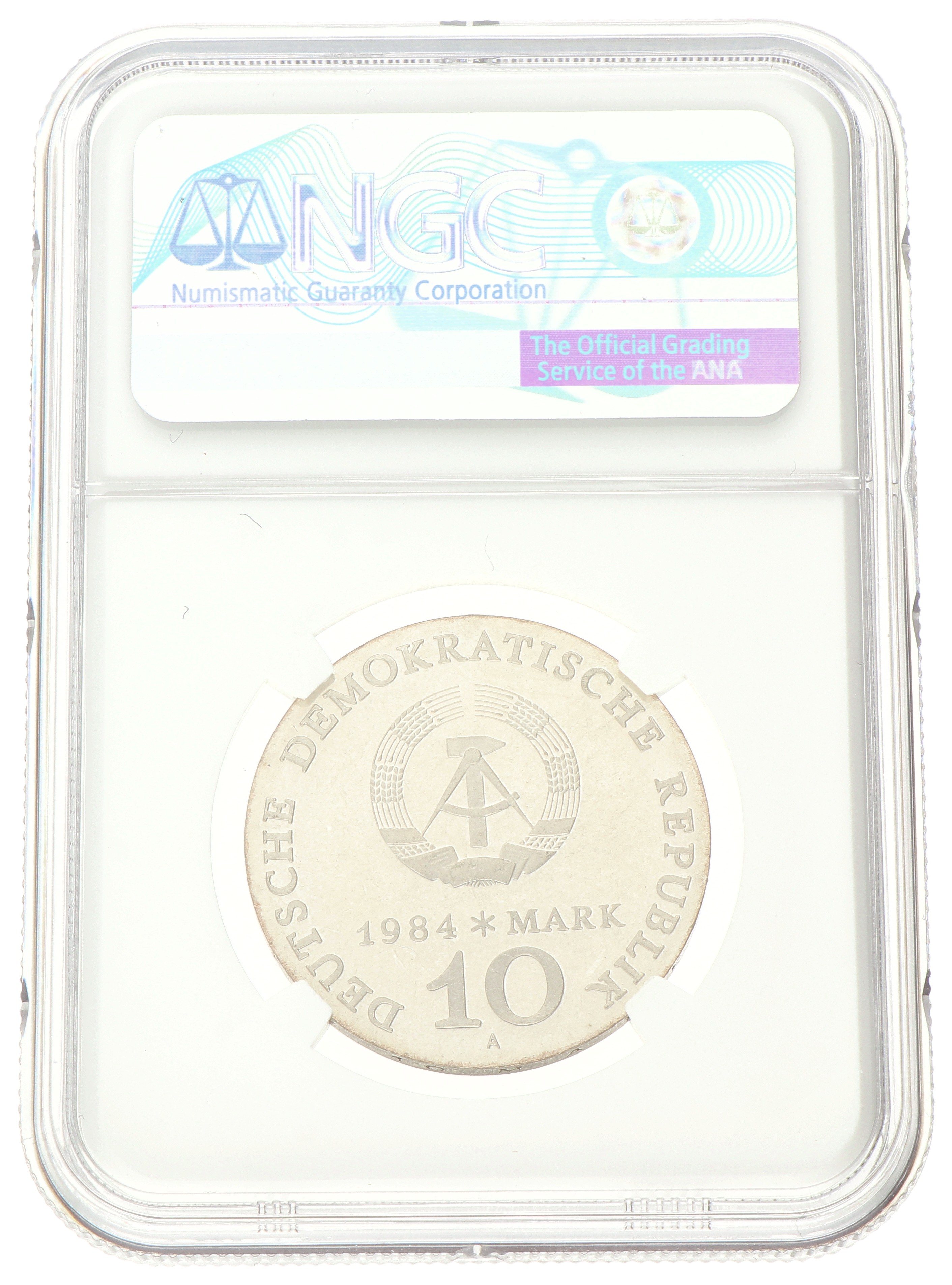 No reserve - Germany. DDR. 10 Mark - Alfred Brehms. 1984 A.