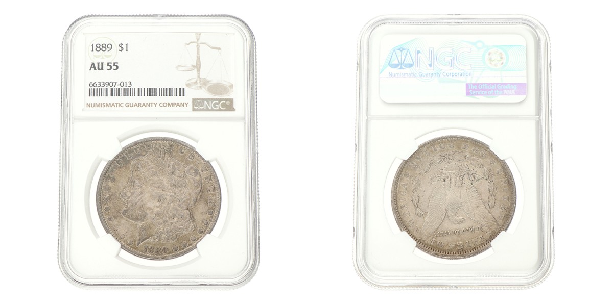 No reserve - USA. 'Morgan' Dollar. 1889.