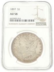 No reserve - USA. 'Morgan' Dollar. 1897.