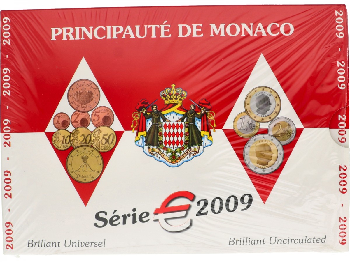 Monaco. Coinset in Blister. 2009.