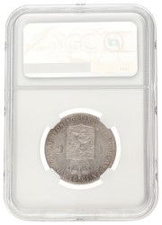 1 Gulden. Wilhelmina. 1901. AU 58.