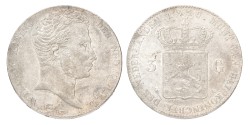 3 Gulden. Willem I. 1819. AU Details.