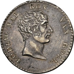 2½ Gulden. Lodewijk Napoleon. 1808. AU 55