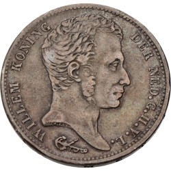 1 Gulden. Willem I. 1820. VF 30.