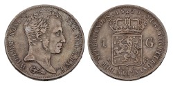 1 Gulden. Willem I. 1820. VF 30.