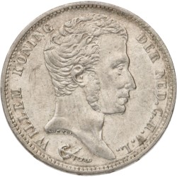1 Gulden. Willem I. 1837. AU 58.