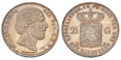 2½ Gulden. Willem III. 1870. MS 63