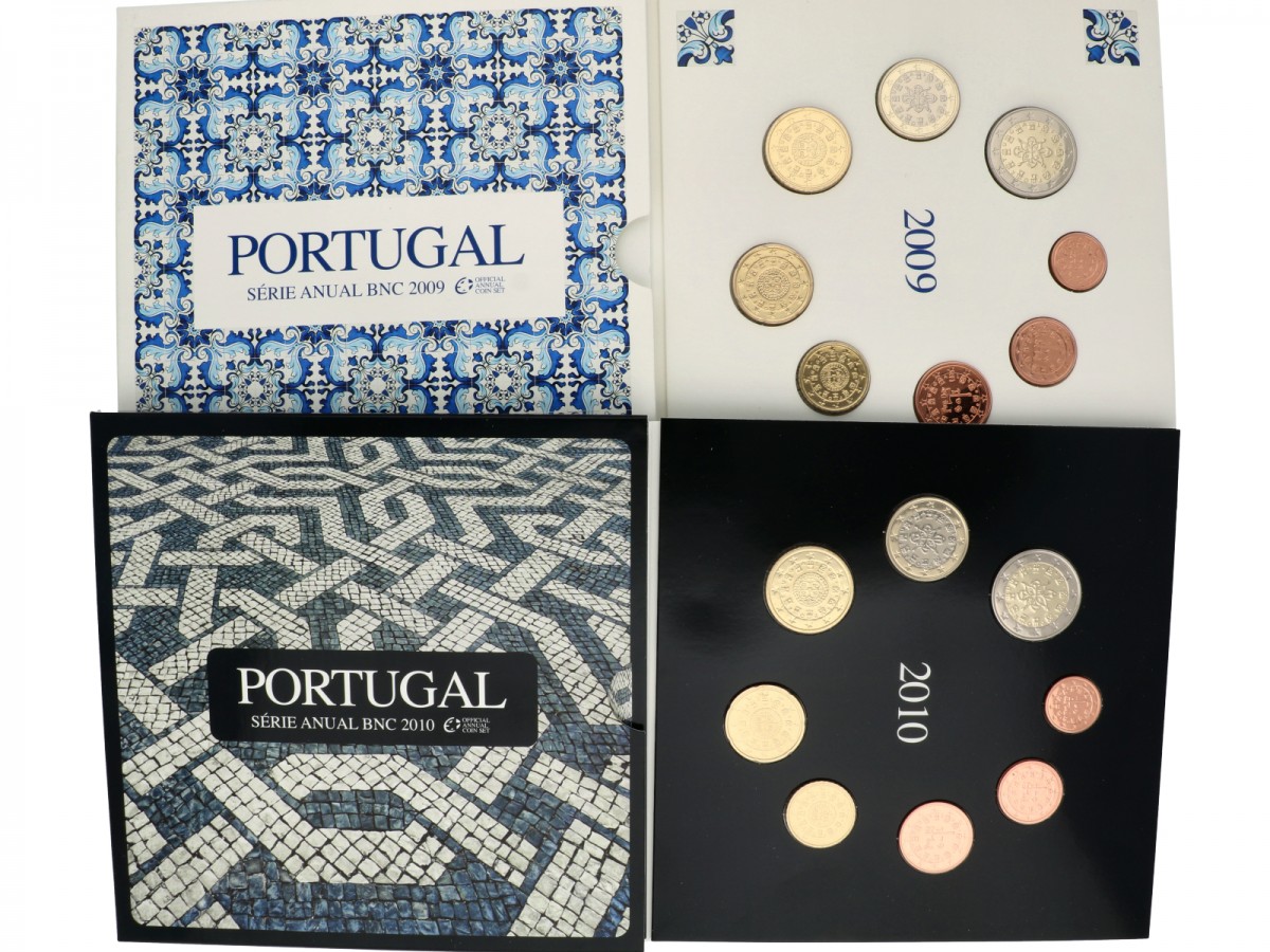 Portugal. Lot (2) Coinsets. 2009-2010.