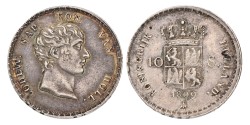 10 Stuivers. Lodewijk Napoleon. 1809. AU 55.