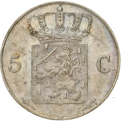 5 Cent. Willem I. 1827 U. MS 65+