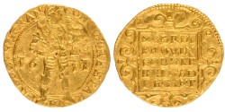 Gouden dukaat. Overijssel. 1631/36. AU 58.