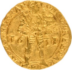 Gouden dukaat. Overijssel. 1631/36. AU 58.
