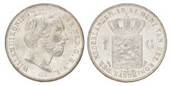 1 Gulden. Willem III. 1851. MS 62.