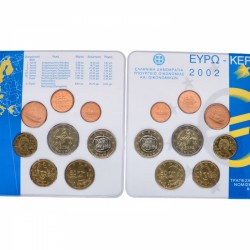 Greece. Lot (2). Coinset in Blister. 2002.