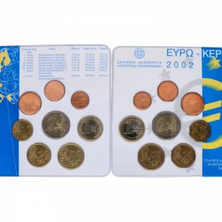 Greece. Lot (2). Coinset in Blister. 2002.