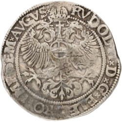 Rijksdaalder. Kampen. Rudolf II. 1596. VF 35.