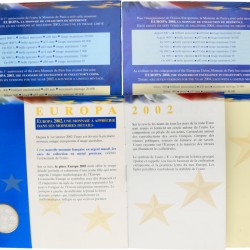 France. Lot (3). Coinset in Blister. 2002-2004.