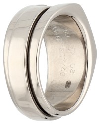 Piaget 18K witgouden 'Possession' 3-bands ring.