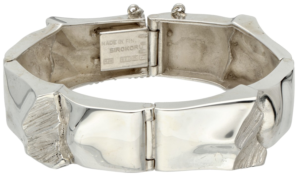 Sterling zilveren Finse Sirokoru design armband uit 1976.