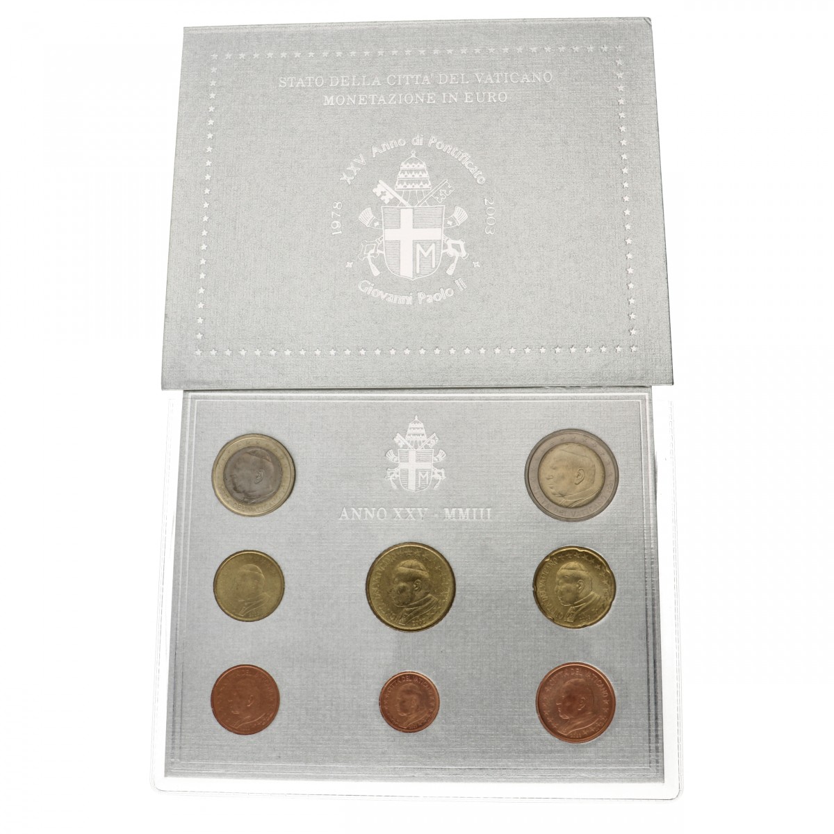 Vatican City. Coinset in Blister. 2003.