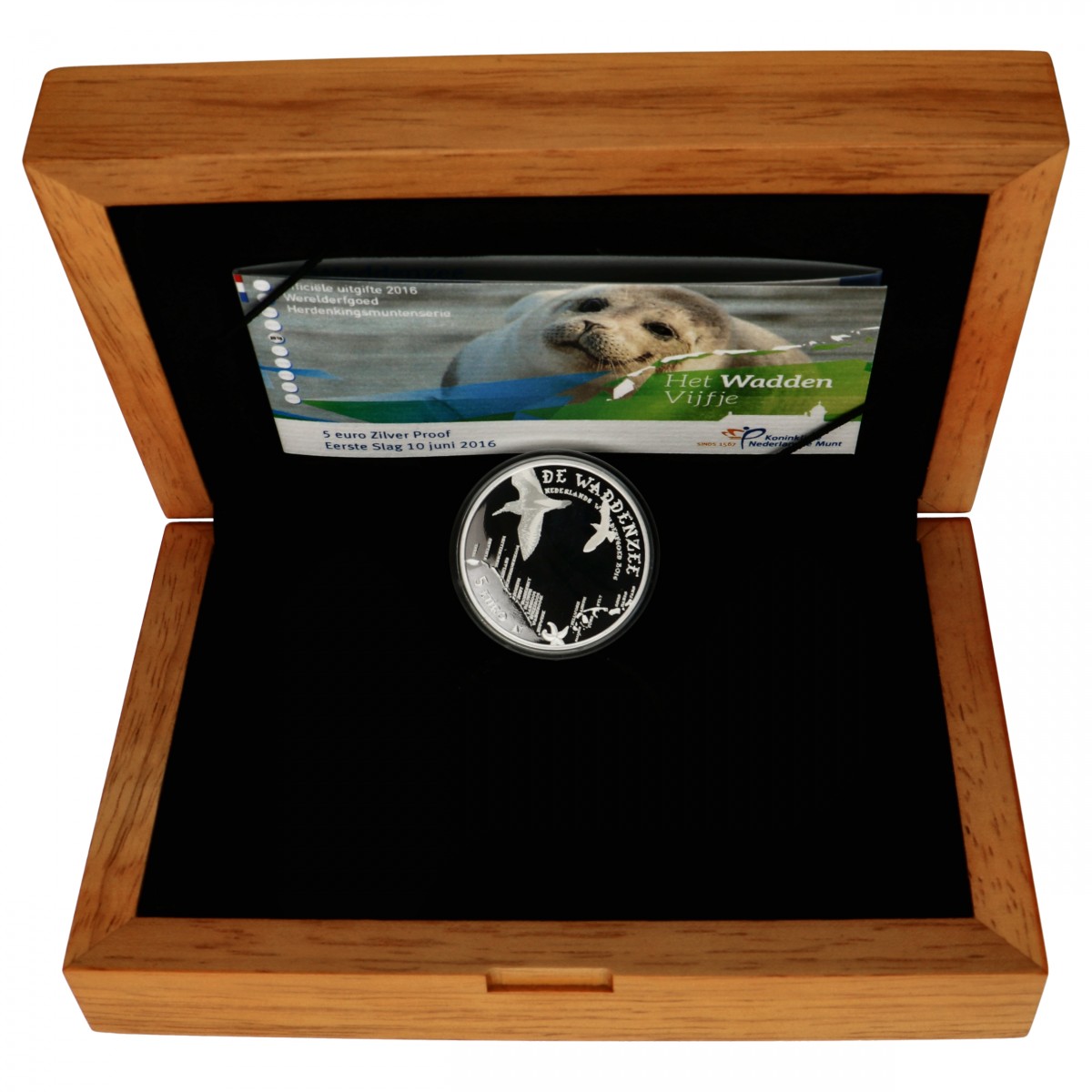Nederland. Eerste slag 5 Euro 'Waddenvijfje'. 2016.