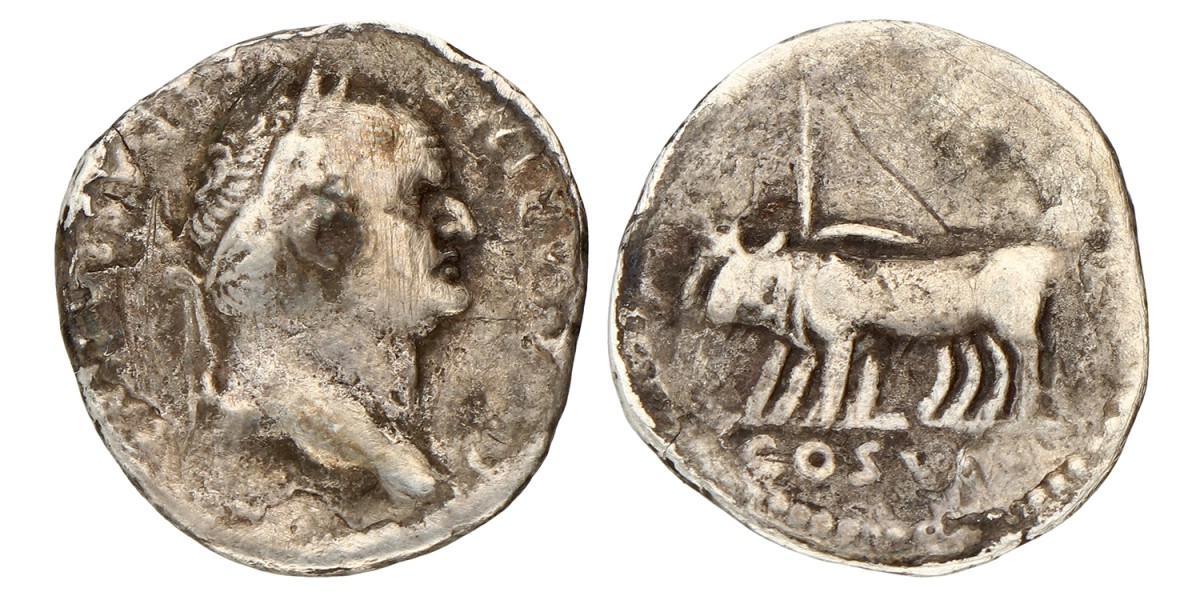 Roman Empire. Titus. Denarius. ND (79 - 81 AD).