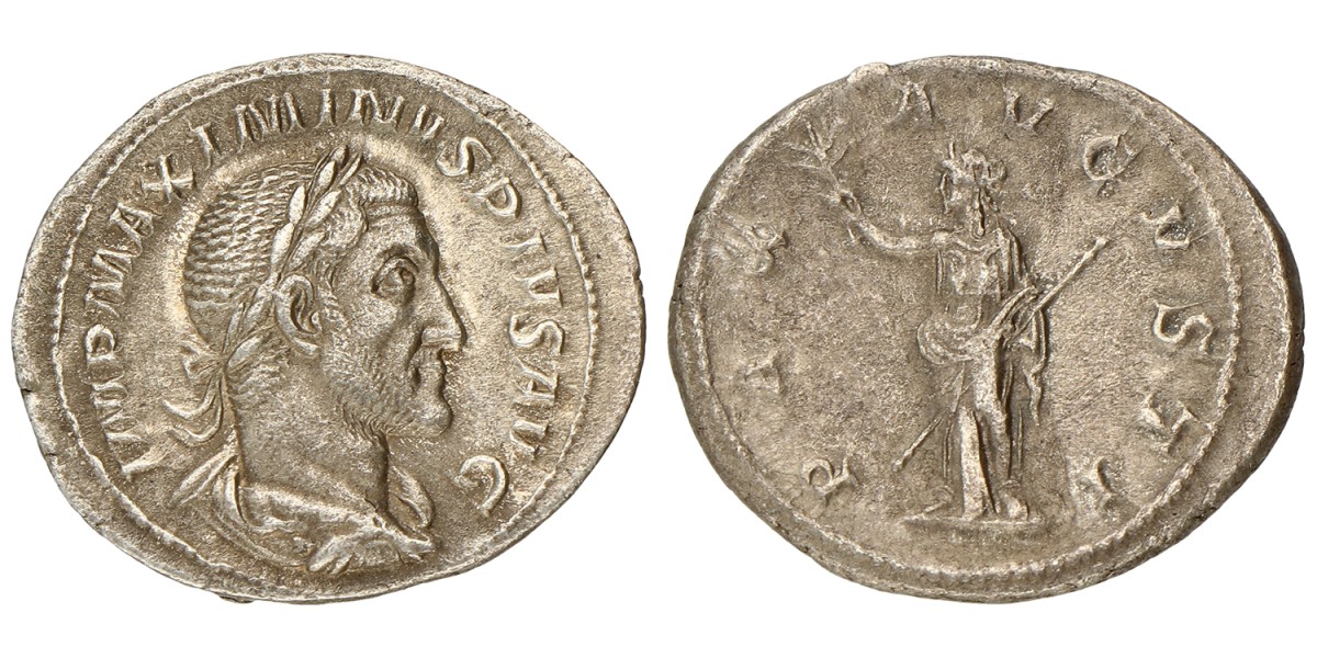 Roman Empire. Maximimus I Thrax. Denarius. ND (235-238).