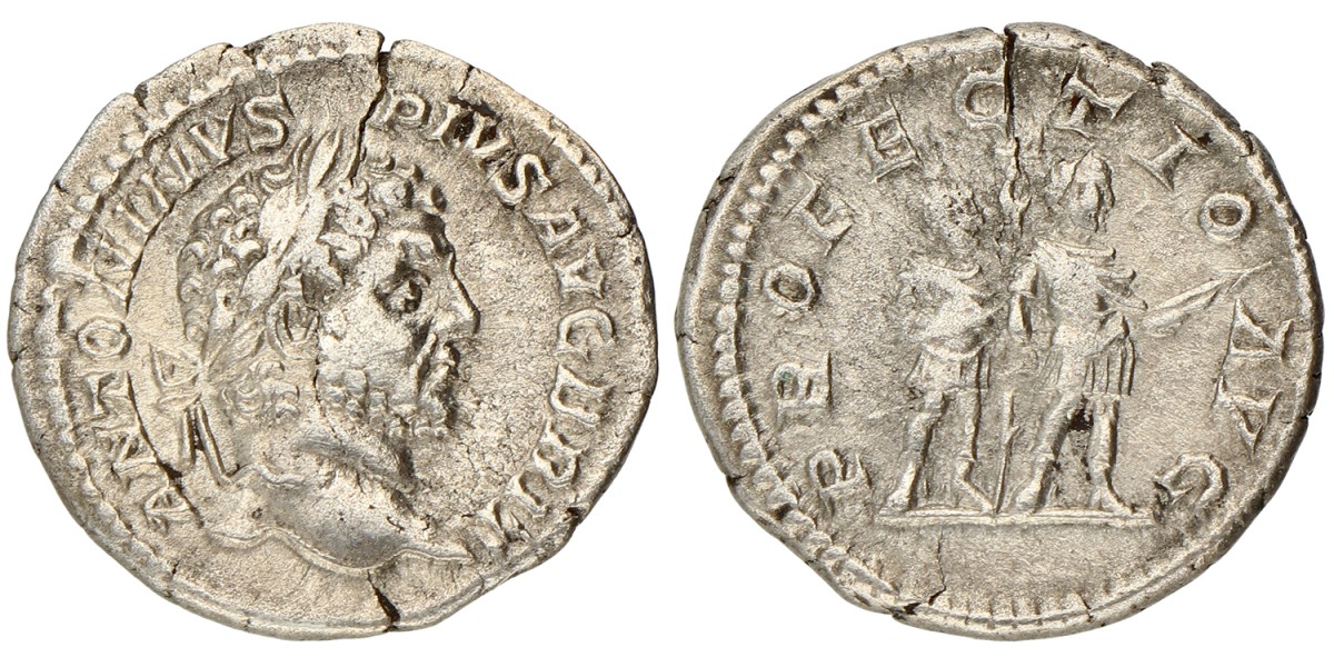 Roman Empire. Caracalla. Denarius. ND (198-217).