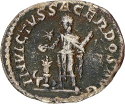 Roman Empire. Elagabalus. Denarius. ND (218 - 222).