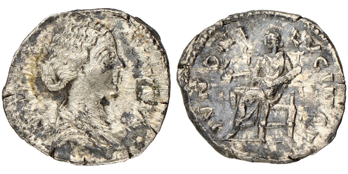 Roman Empire. Lucilla. Denarius. ND (182).