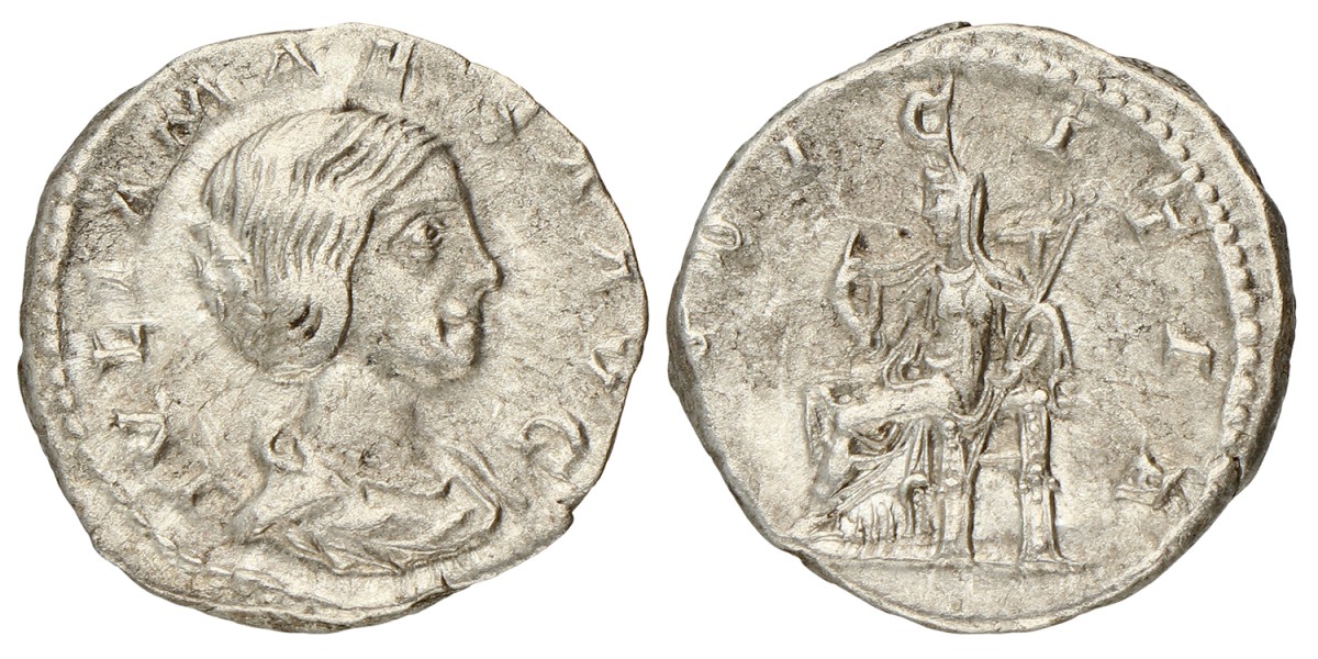 Roman Empire. Iulia Maesa. Denarius. ND (226).