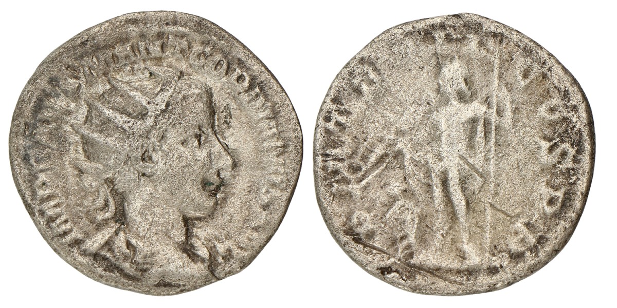 Roman Empire. Gordianus III. Denarius. ND (238 - 244).