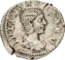 Roman Empire. Aquilia Severa. Denarius. ND (221).