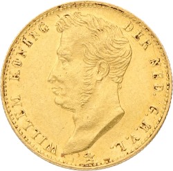 5 Gulden. Willem I. 1827 B (open). Zeer Fraai / Prachtig.