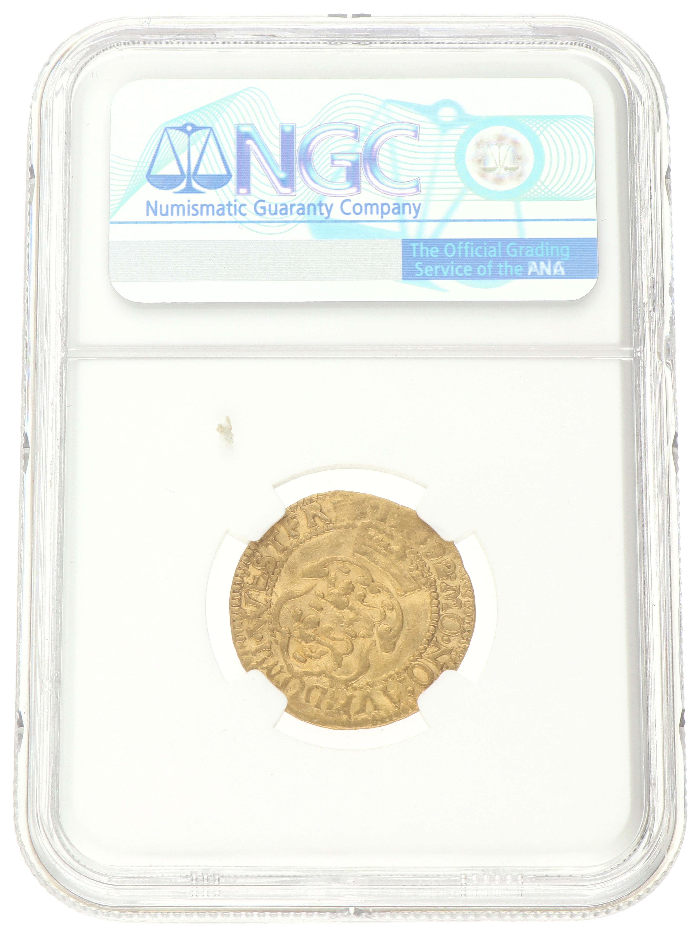Gouden dukaat - Hongaars type. West-Friesland. 1592. AU 58.