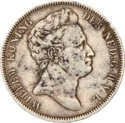 1 Gulden. Willem I. 1840. Zeer Fraai.