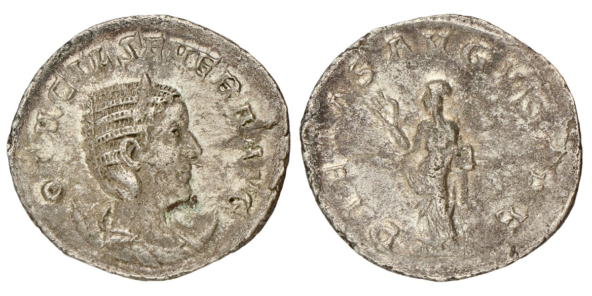 Roman Empire. Otacilia Severa. Denarius. ND (249).