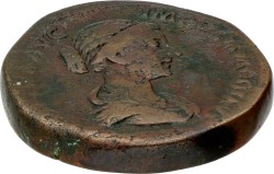 Roman Empire. Crispina. Sestertius. ND (183).