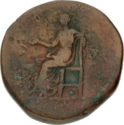 Roman Empire. Crispina. Sestertius. ND (183).