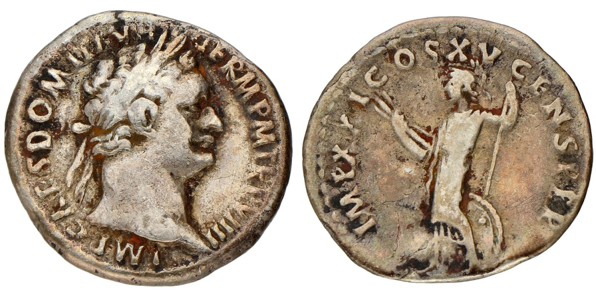 Roman Empire. Domitianus. Denarius. ND (81 - 96 AD).