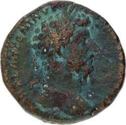 Roman Empire. Marcus Aurelianus. Sestertius. ND (161 - 180).