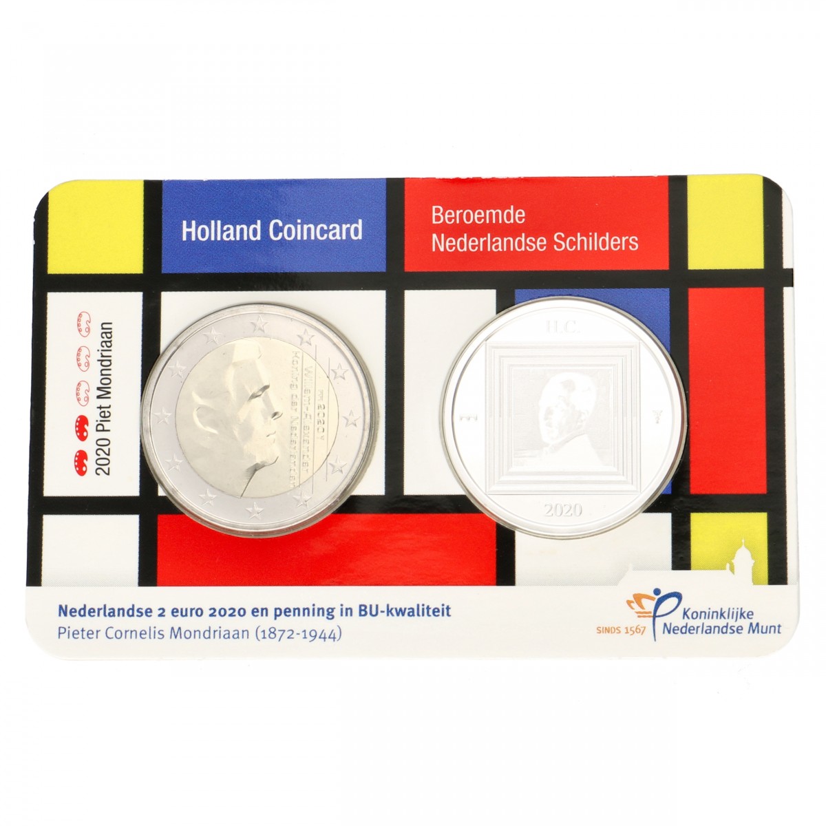 Nederland. Nederlandse Schilders. Penning in Coincard. Zilver. 2020.